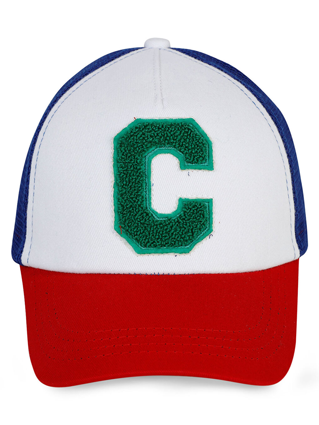 Boys Erkek Çocuk Şapka 6-9 Yaş Mavi-Beyaz-1