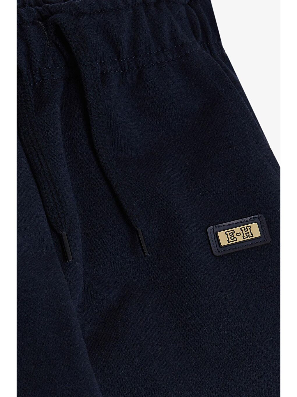 Erkek Çocuk Alt Armalı Bağcık Aksesuarlı Paçası Lastikli Lacivert (4-6 Yaş)-2