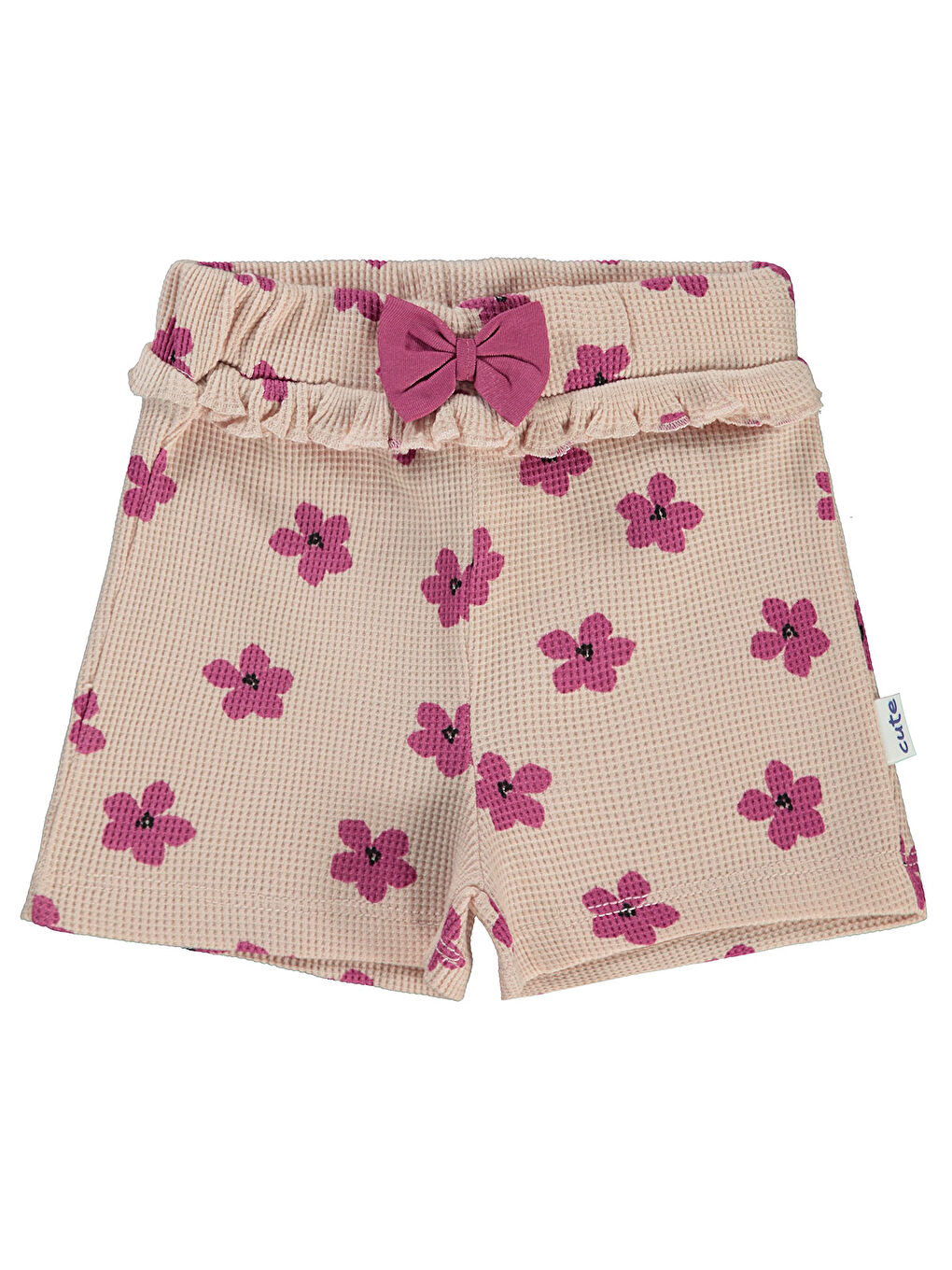 Pembe Baby Kız Bebek Şort 6-18 Ay Pudra