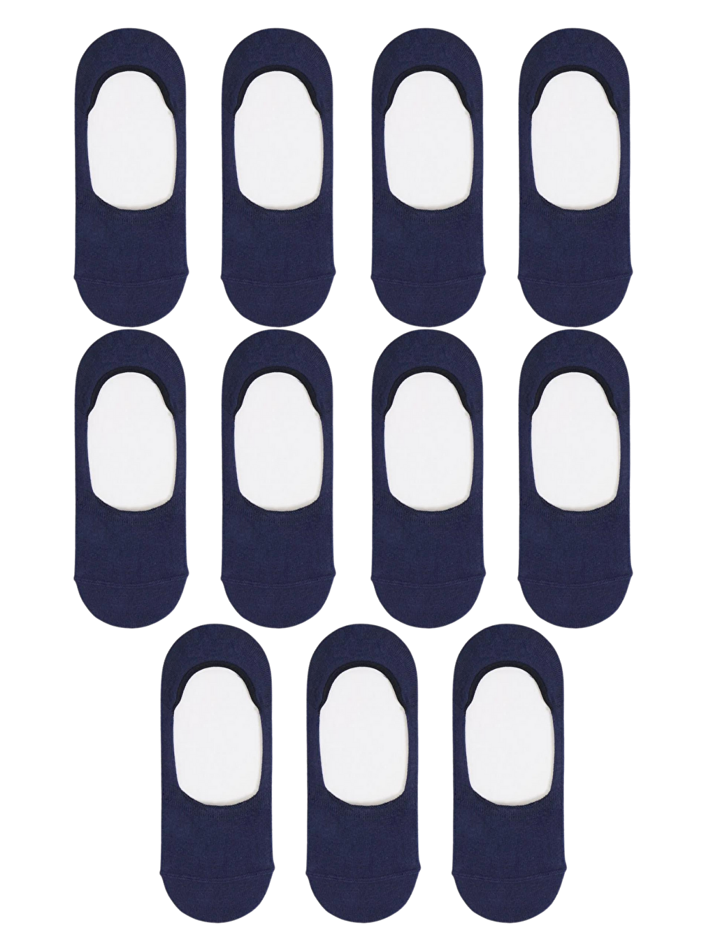 Kadın Lacivert Renkli İnce 12'li Babet Çorap