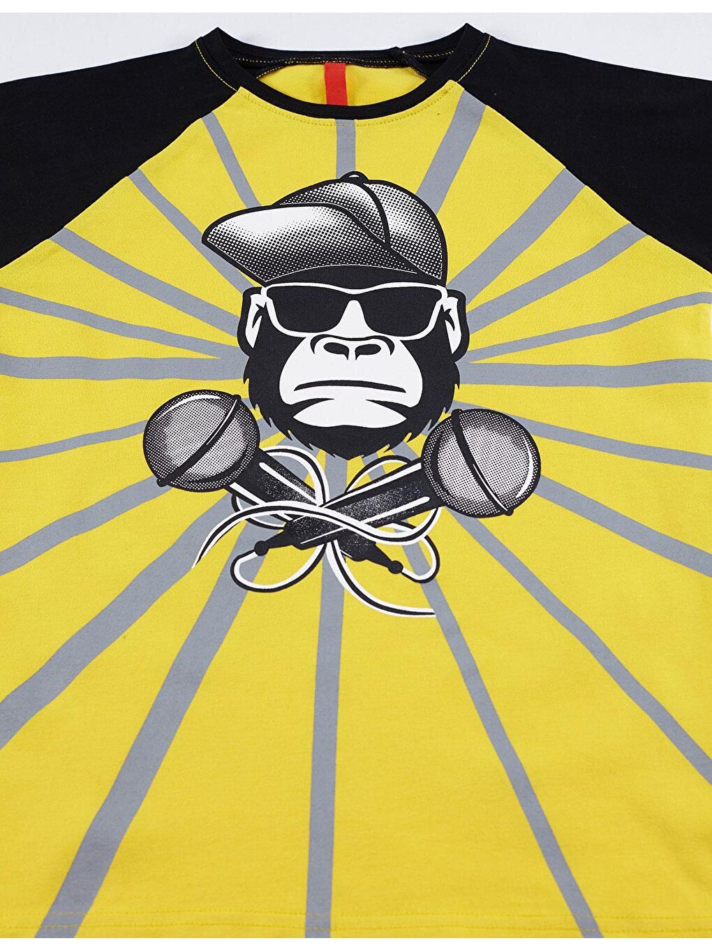 Karışık Dj Ape Erkek Çocuk Tişört Kapri Şort Takım-4