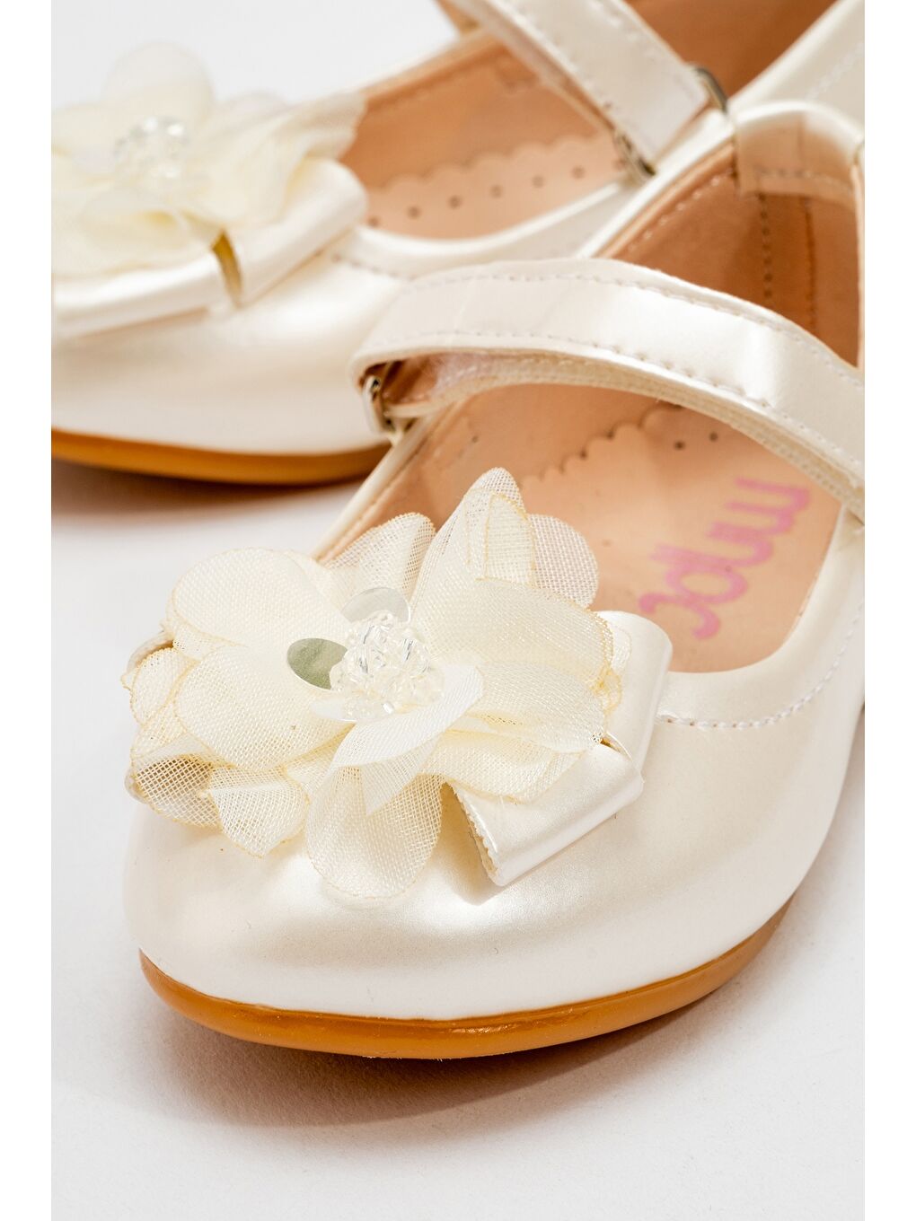 Ekru Kız Çocuk Sedef Fashion Babet-1