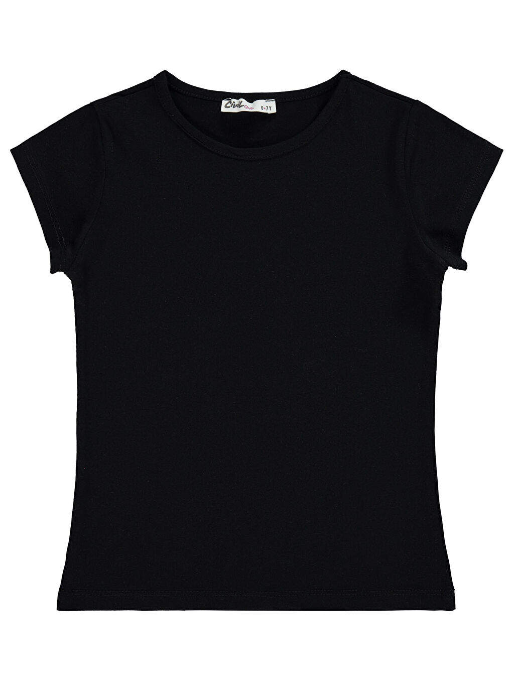 Girls Kız Çocuk Tişört 10-13 Yaş Siyah