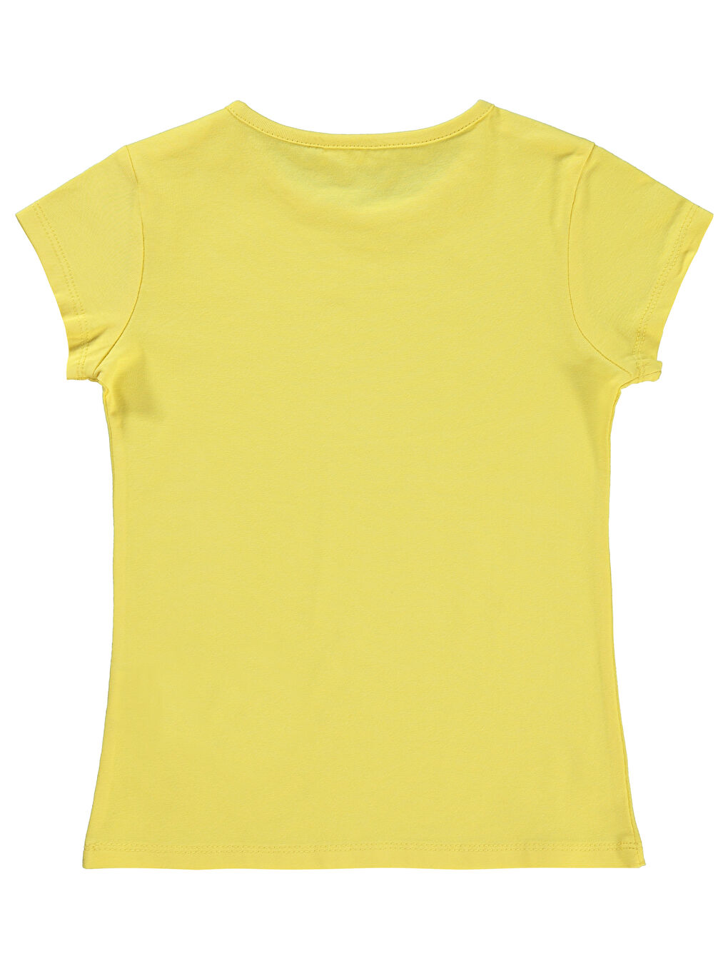 Girls Kız Çocuk Tişört 6-9 Yaş Sarı-1