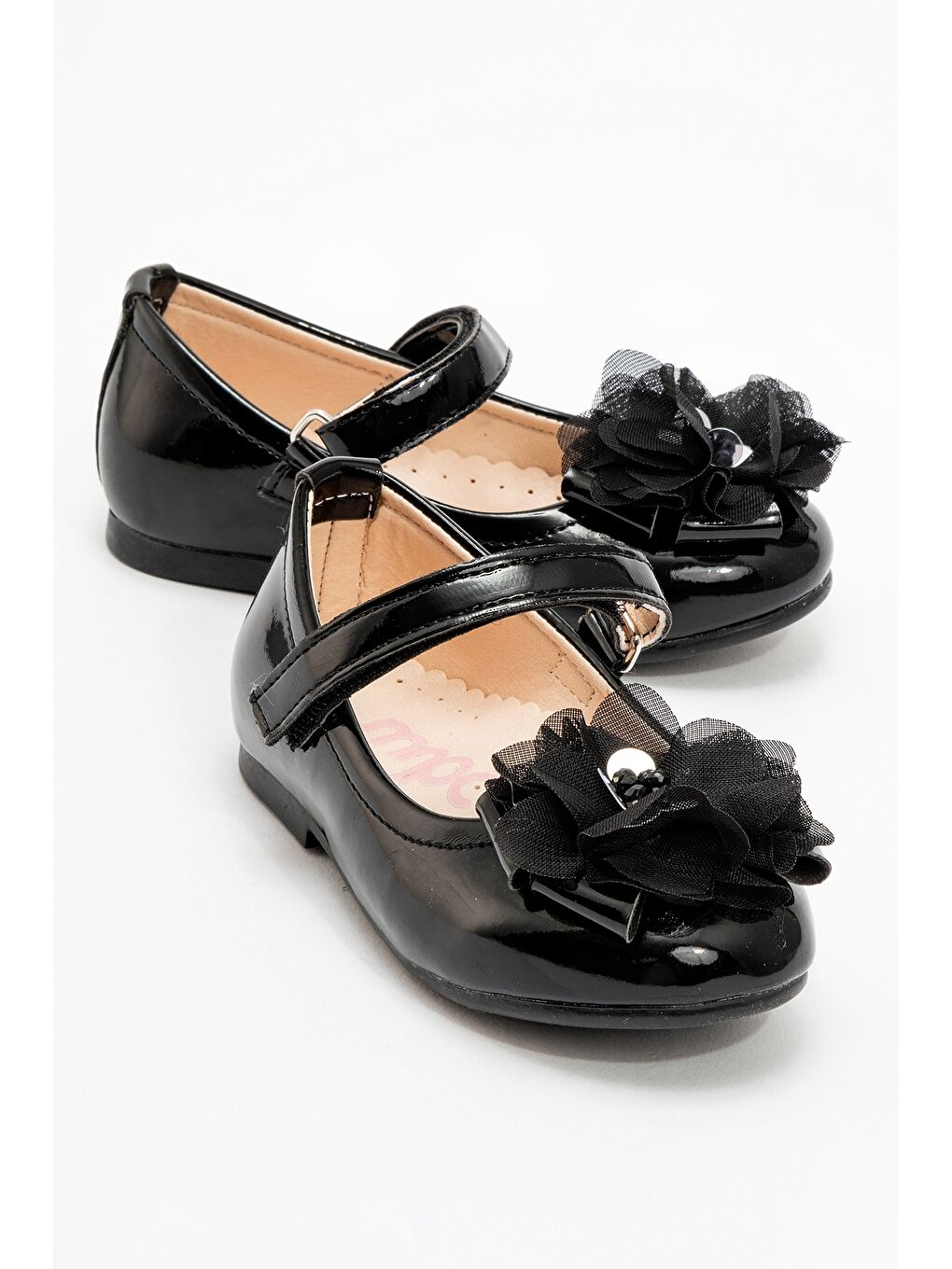 Kız Çocuk Siyah Fashion Babet