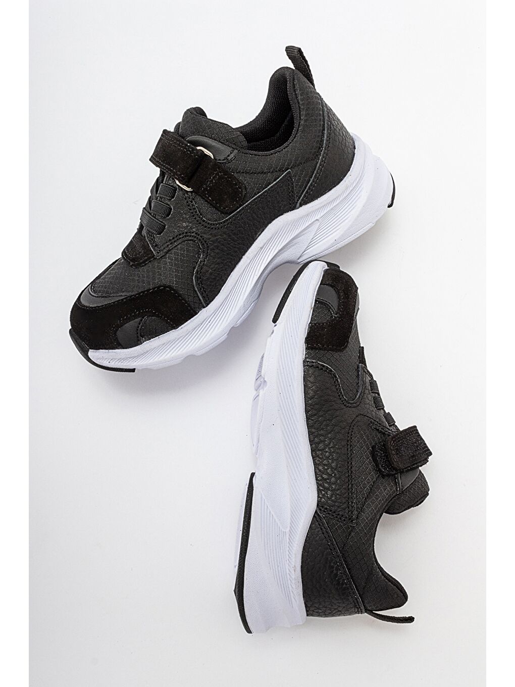 Erkek Çocuk Siyah Hakiki Deri Anatomik Günlük Ayakkabı-3