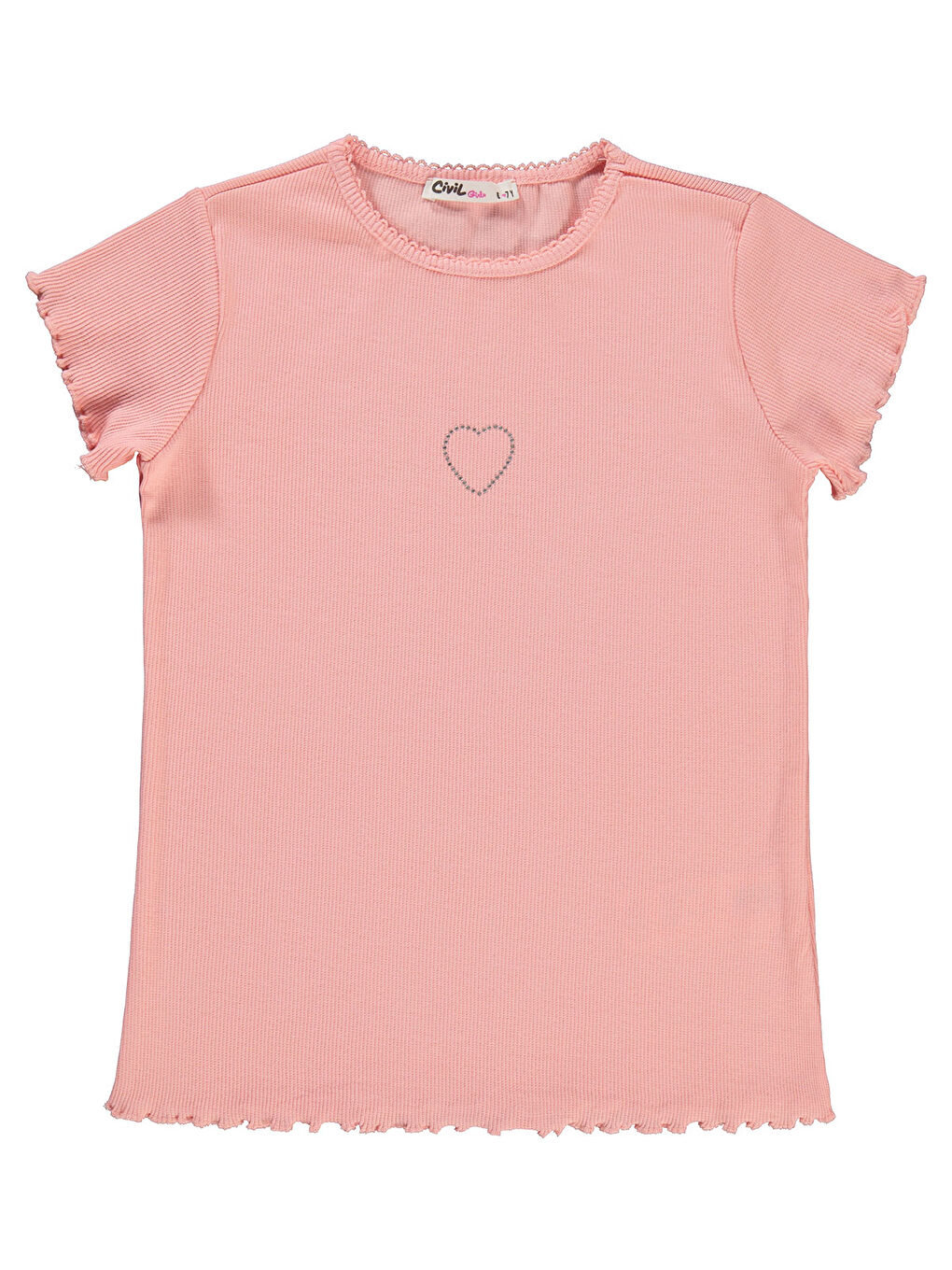 Pembe Girls Kız Çocuk Tişört 10-13 Yaş Pudra