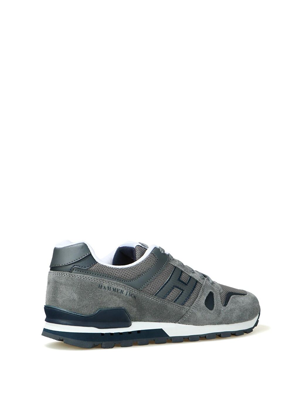 Hakiki Deri Thassos Meet Gri Lacivert Erkek Spor Ayakkabı-3