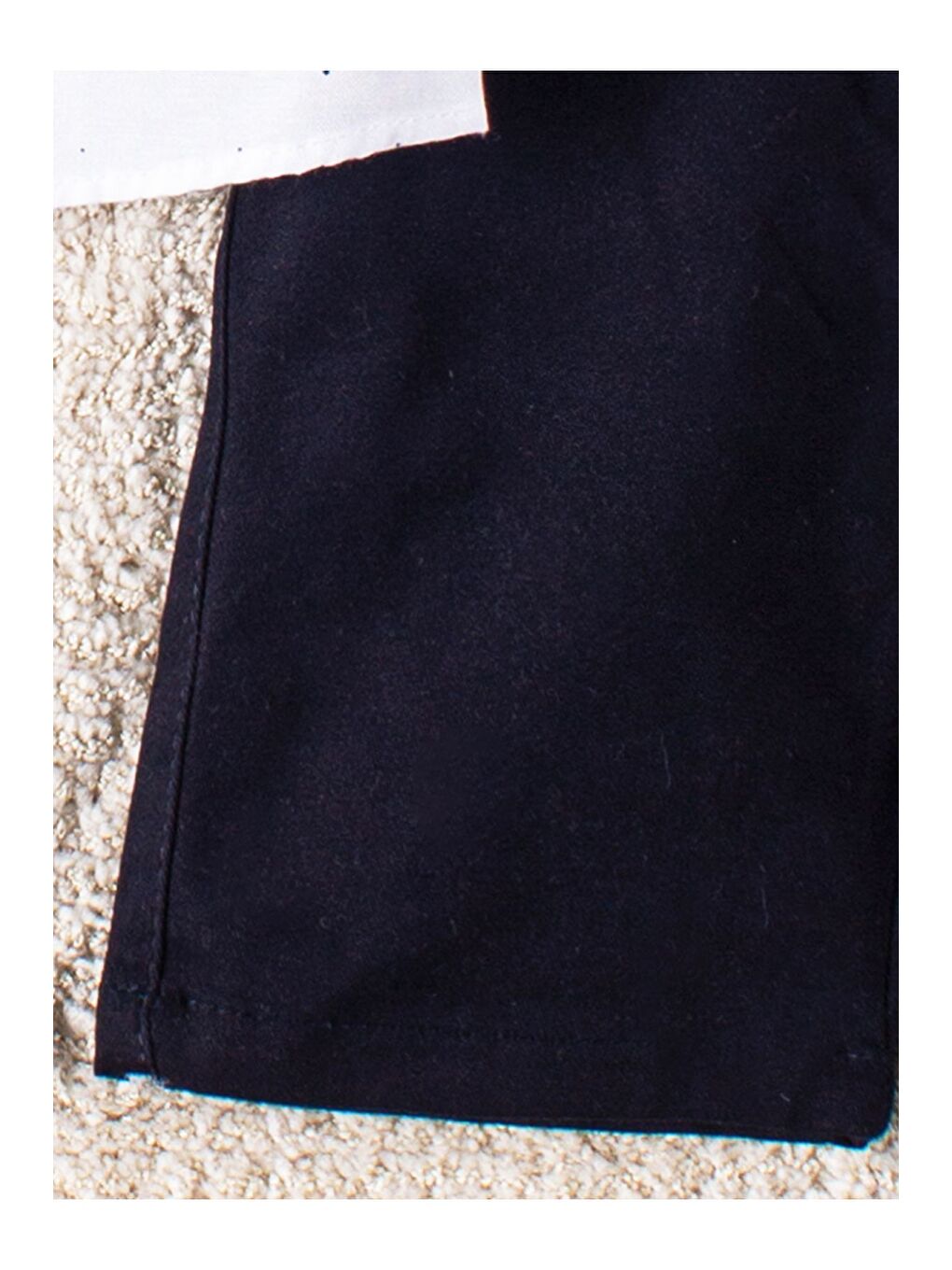 Lacivert 4 Parça Papyonlu Yazlık Erkek Çocuk Gömlekli Slopetli Özel Gün Takım-6