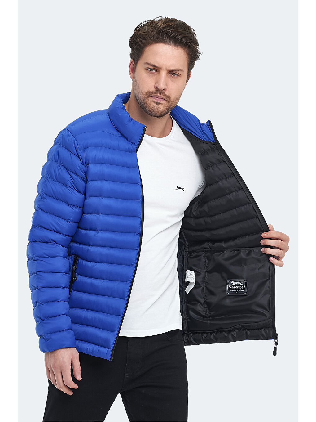 HAYDEN IN Erkek  Kaban Saks Mavi-5