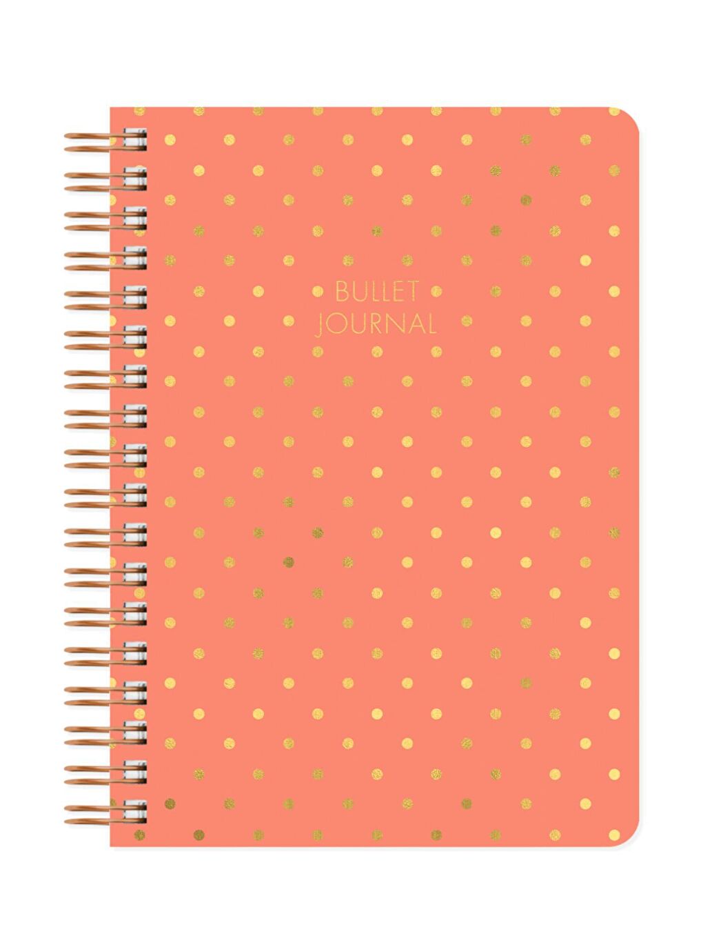 LE COLOR Mercan Noktalı Bullet Journal Pro Defter Shine Mercan 17x24