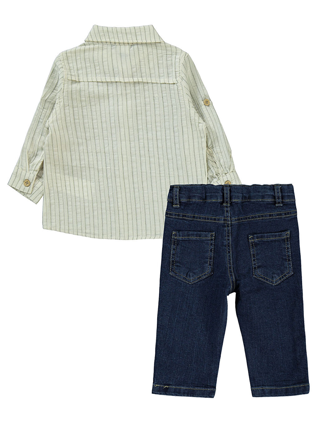 Baby Erkek Bebek Takım 6-18 Ay Haki-1