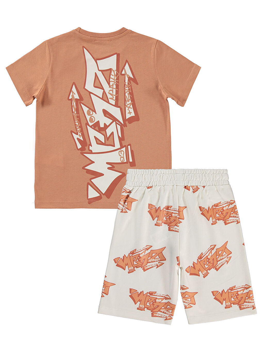 Kahverengi Boys Erkek Çocuk Takım 6-9 Yaş Kiremit-2