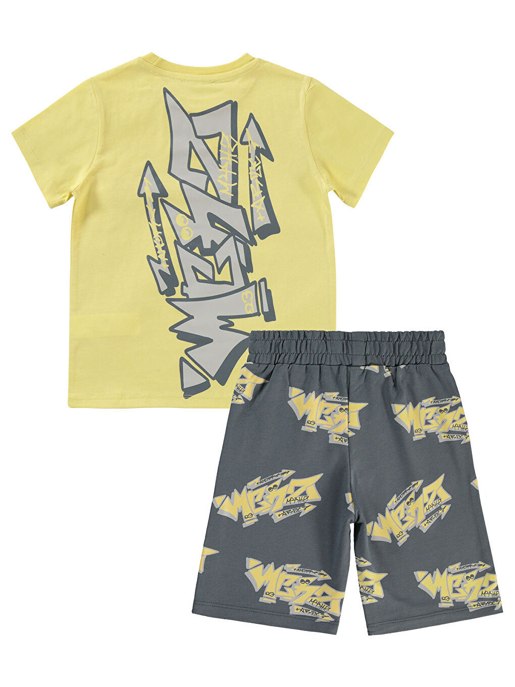 Boys Erkek Çocuk Takım 6-9 Yaş Açık Sarı-1