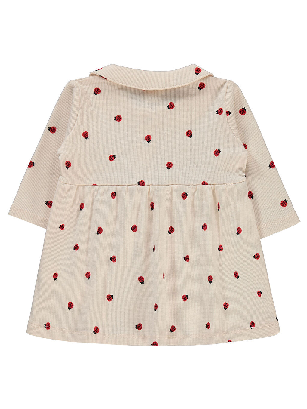 Bej Baby Kız Bebek Elbise 6-18 Ay FilDişi-1