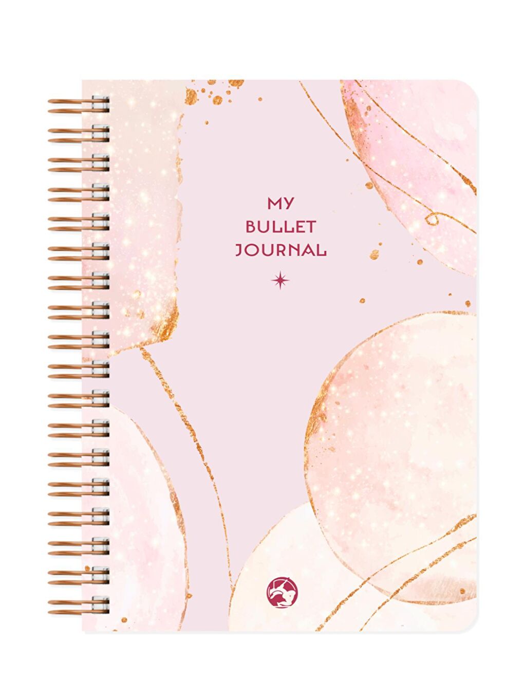 LE COLOR Karışık Noktalı Bullet Journal Pro Defter Rose Gold 17x24