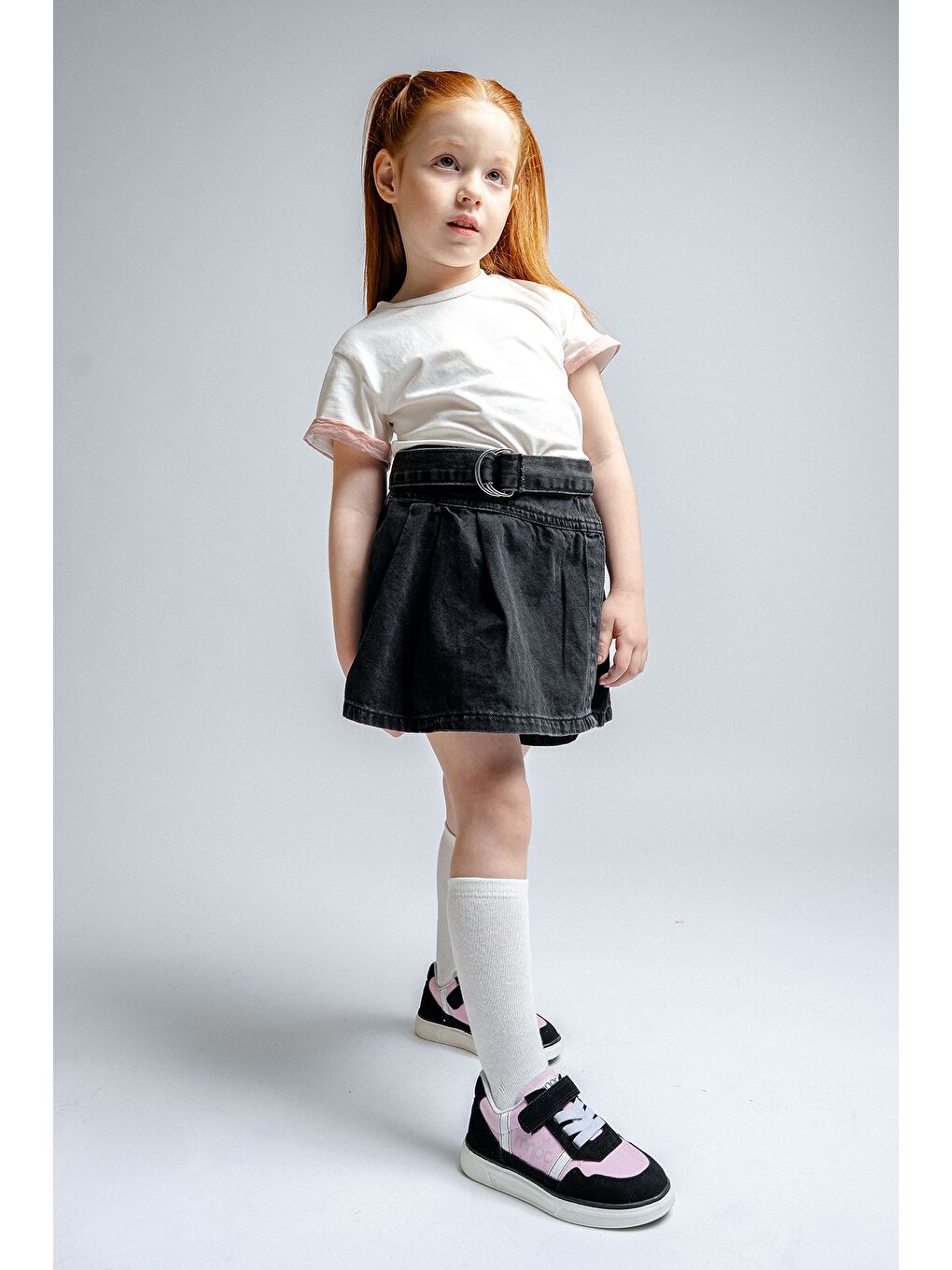 Kız Çocuk Siyah-Pembe Günlük Ayakkabı