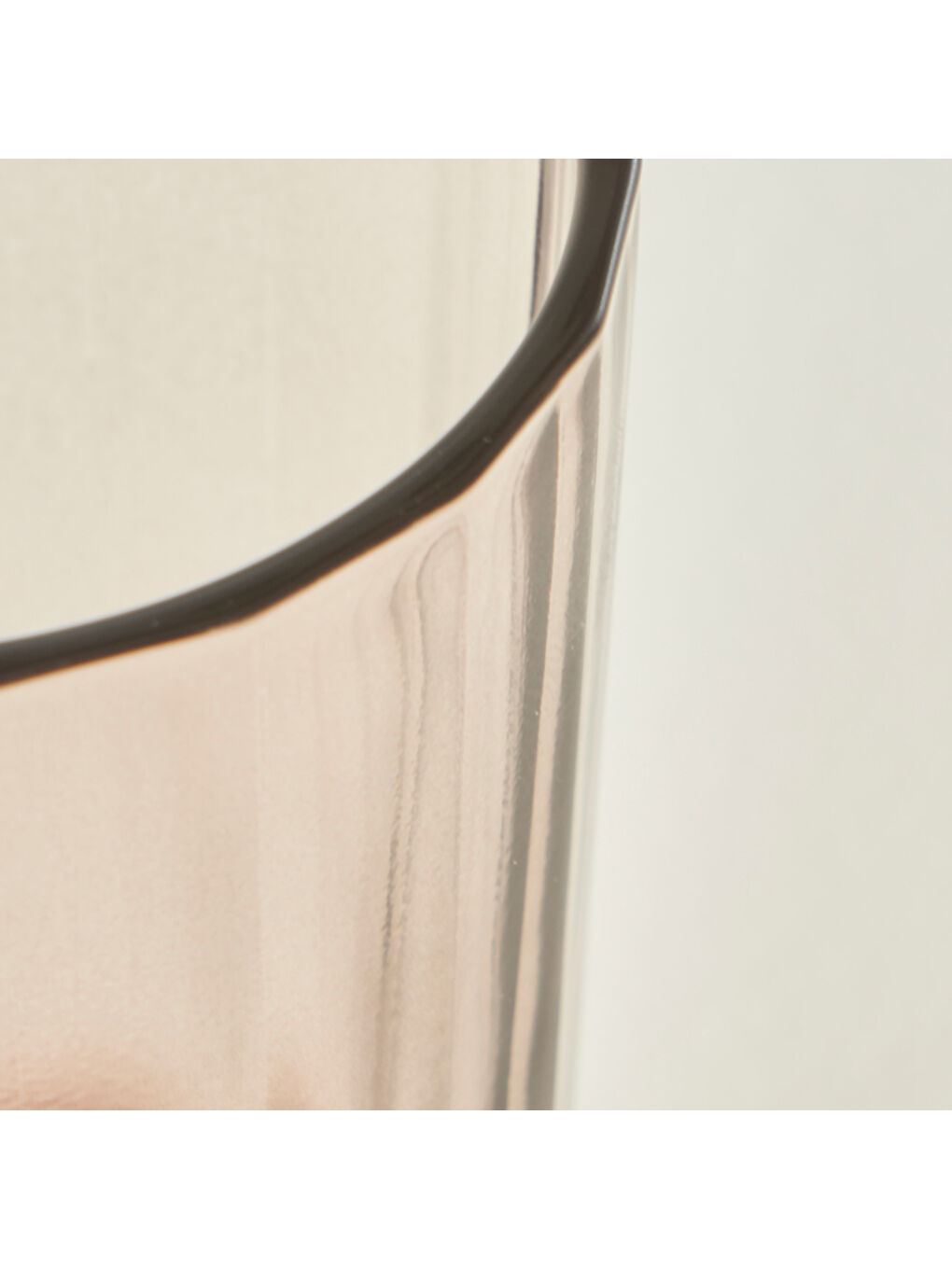 Colore Kesme Meşrubat  Bardağı 6'lı Kahverengi (345 cc)-1