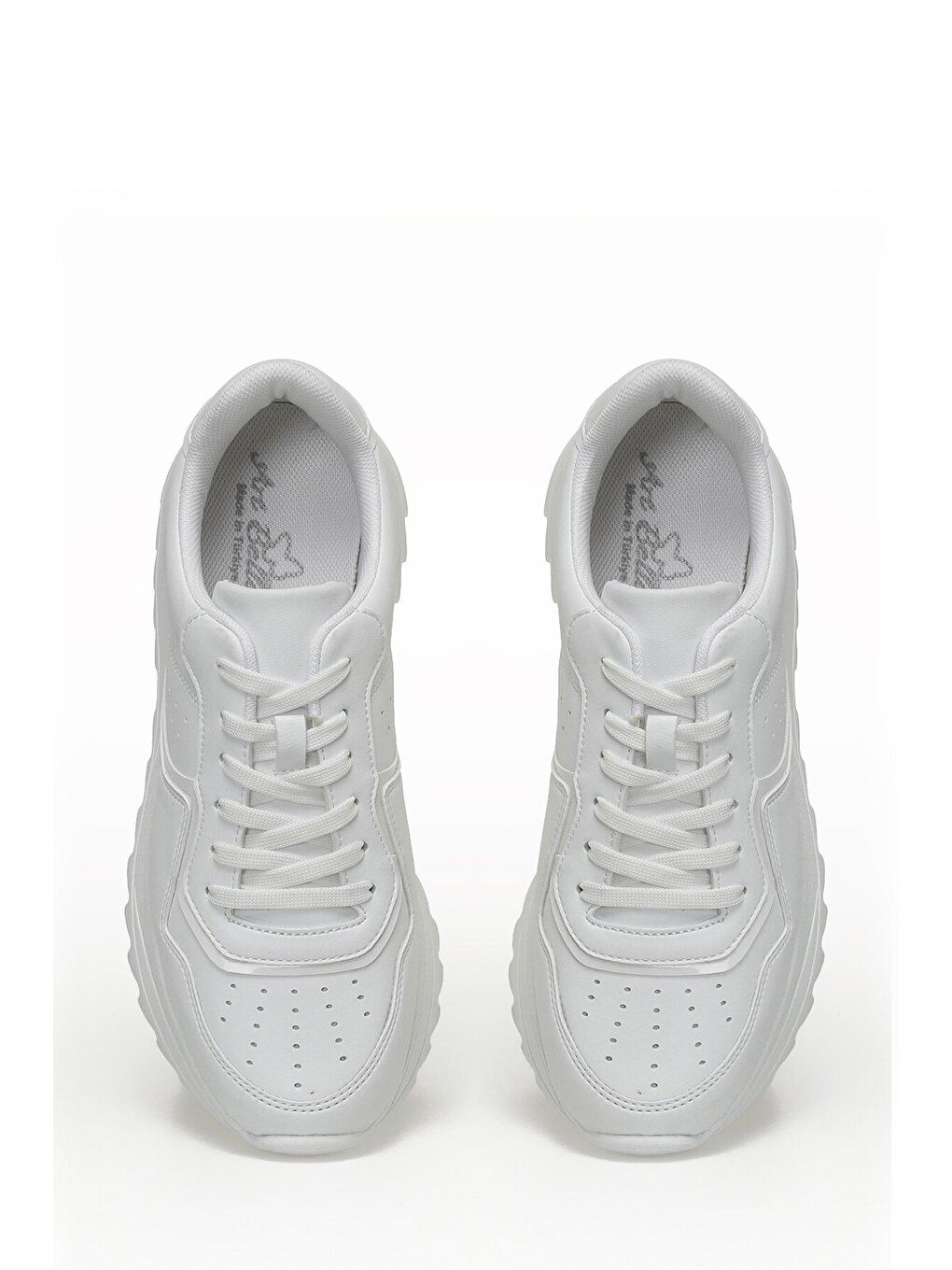 CW23038 3PR Beyaz Kadın Spor Ayakkabı-3