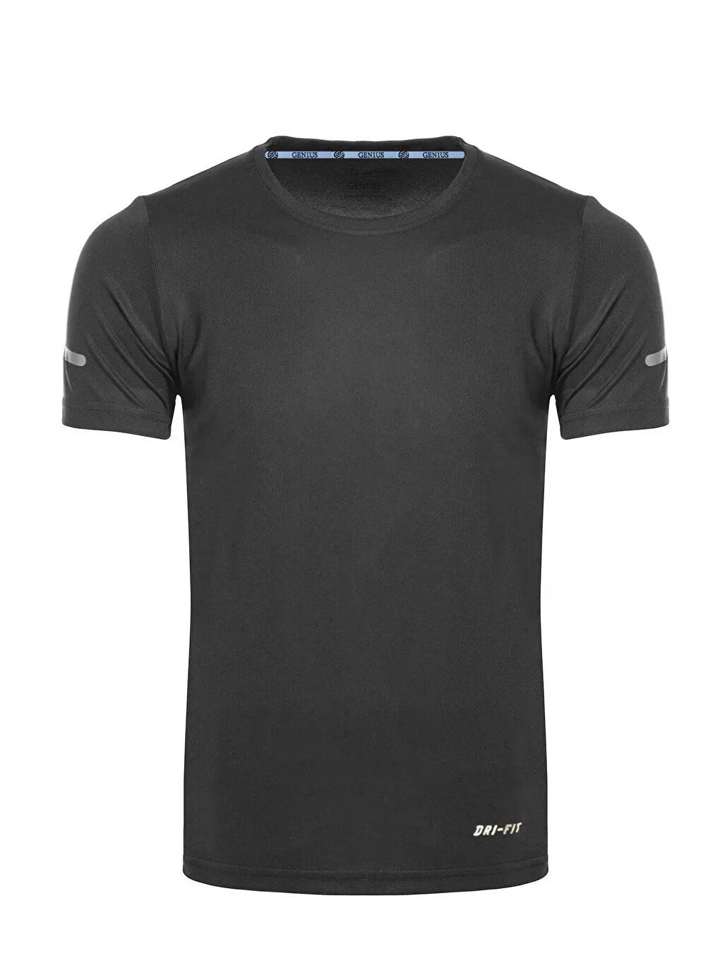 GENIUS STORE Füme Erkek Nem Emici Hızlı Kuruma Atletik Teknik Performans Spor T-shirt Drıfıt-kısakol - 1