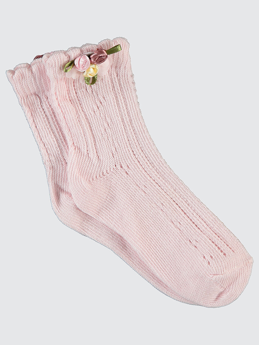 Kız Çocuk Çorap 2-9 Yaş Pembe-1