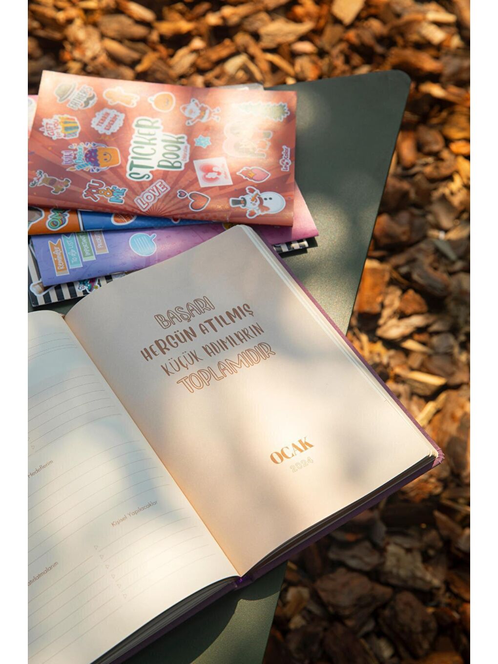 Keten Akademik Ajanda Limited Edition 17x24 Ciltli 23/24 17 Aylık Sarı-4