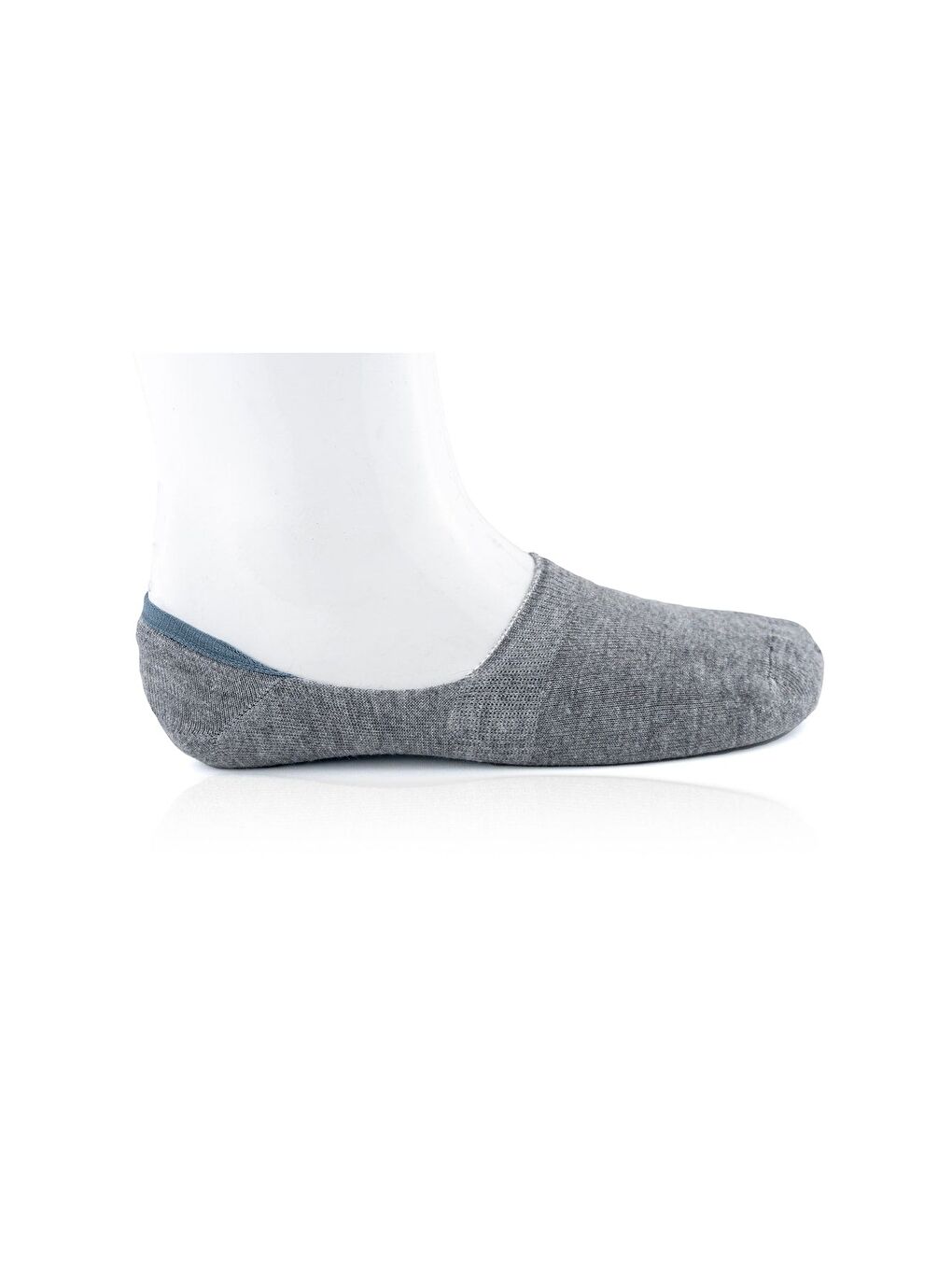 Karışık 6'lı Kadın  Siyah Beyaz Gri Bambu Dikişsiz Silikonlu Kaydırmaz Topuk Kaliteli Görünmez Babet Çorap-4