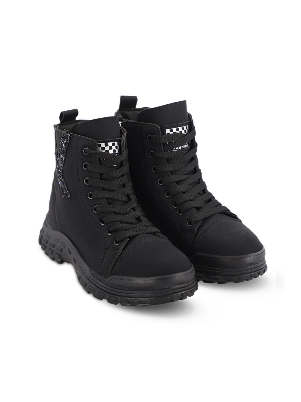 HERUT Kadın Siyah Nubuk Bot-1