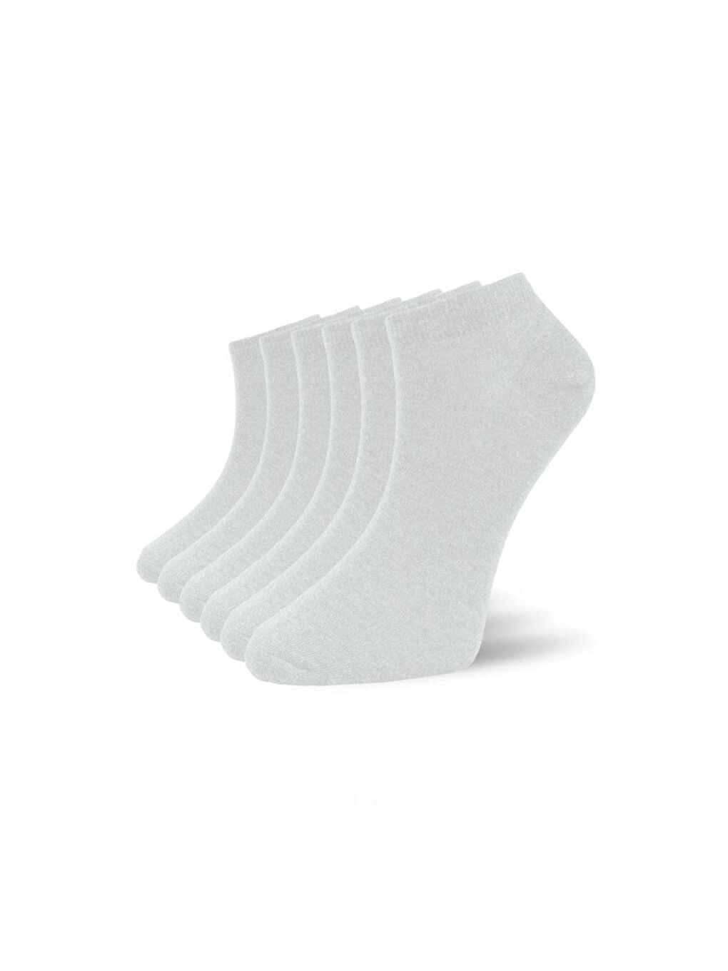 6'lı Erkek Beyaz Pamuklu Yüksek Kaliteli Yumuşak Nefes Alabilen Dayanıklı Premium Kutulu Patik Çorap-3