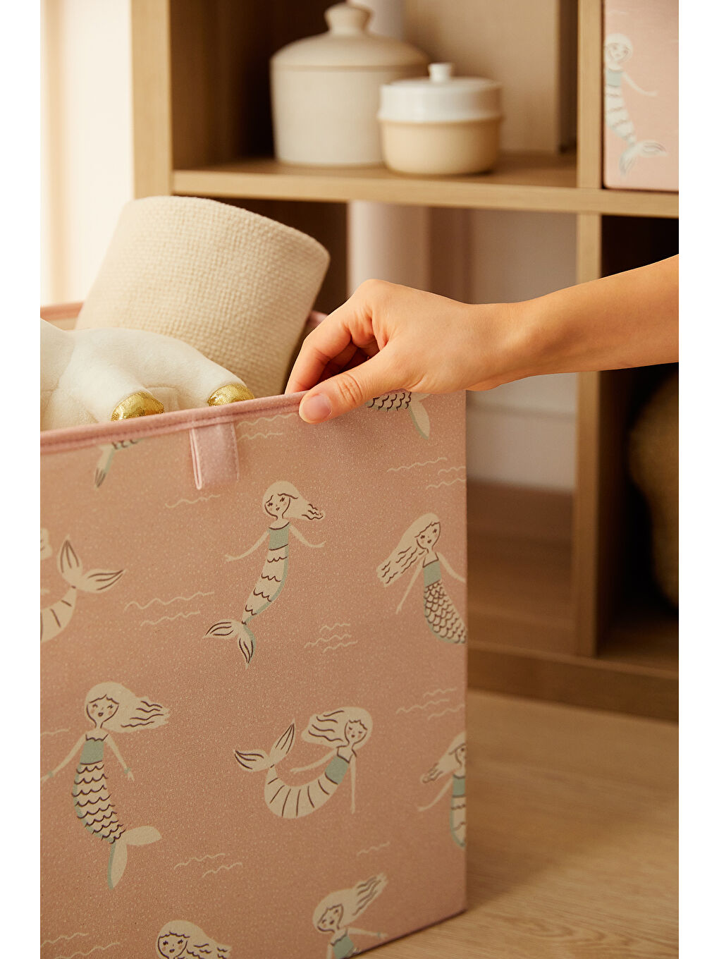 Çocuk Odası Deniz Kızı Kutu 33 x 30 x 33 cm-2