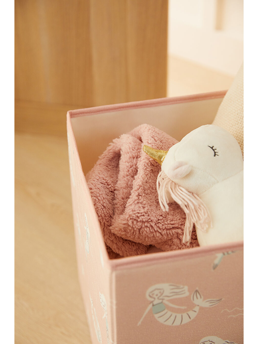 Çocuk Odası Deniz Kızı Kutu 33 x 30 x 33 cm-3