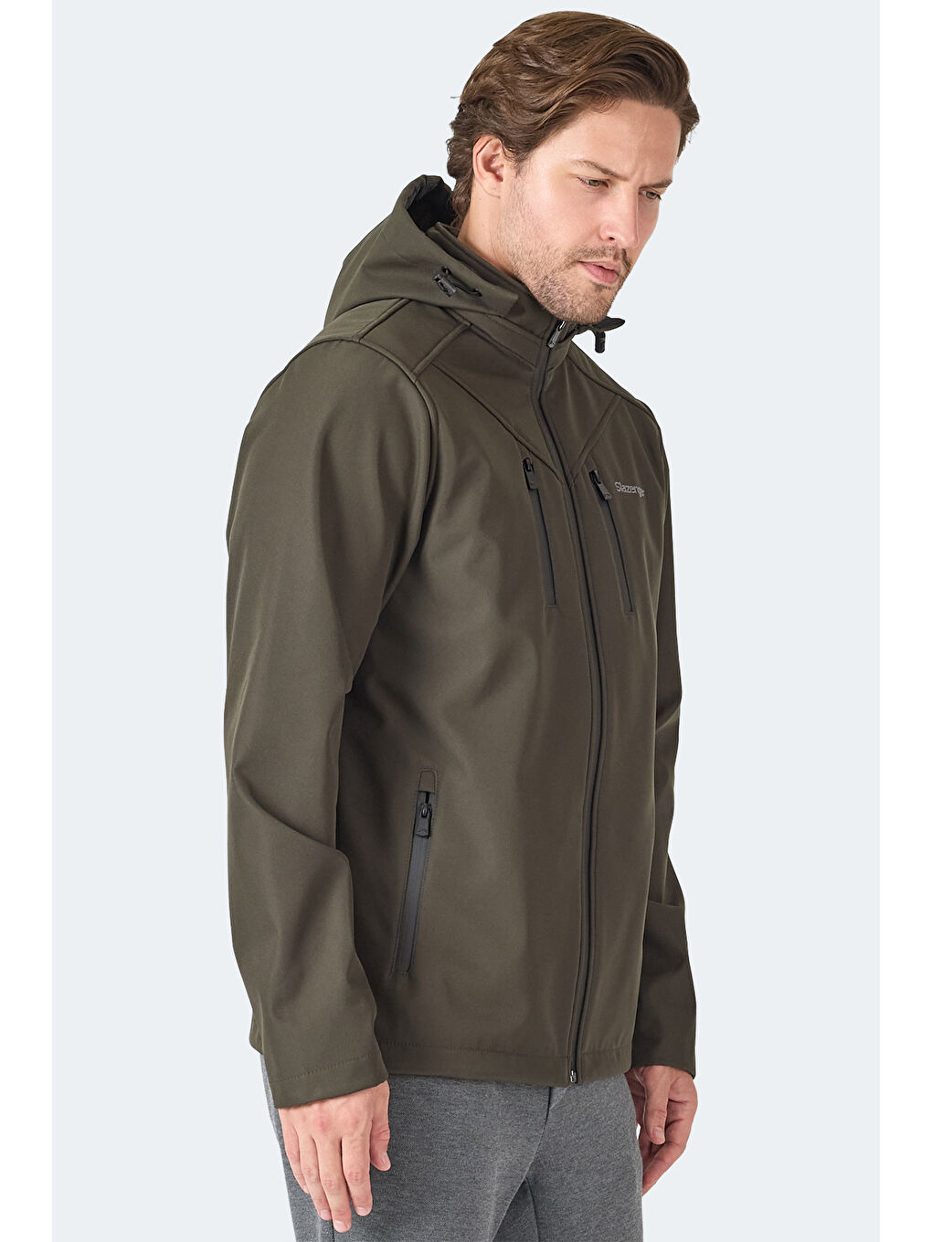 HA-YUN Erkek Mont Kaban Haki-2