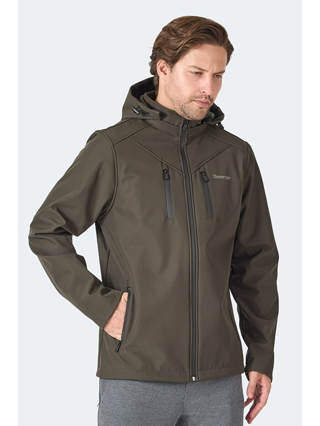 HA-YUN Erkek Mont Kaban Haki-5