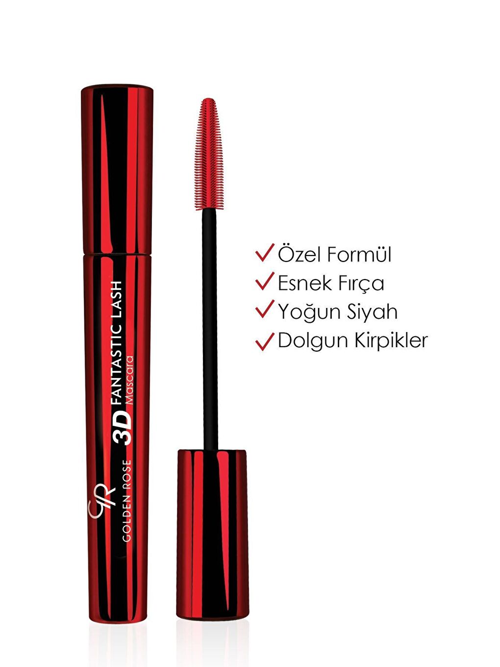 GOLDEN ROSE 3d Fantastic Lash Mascara Black - Hacim Veren Maskara - 2