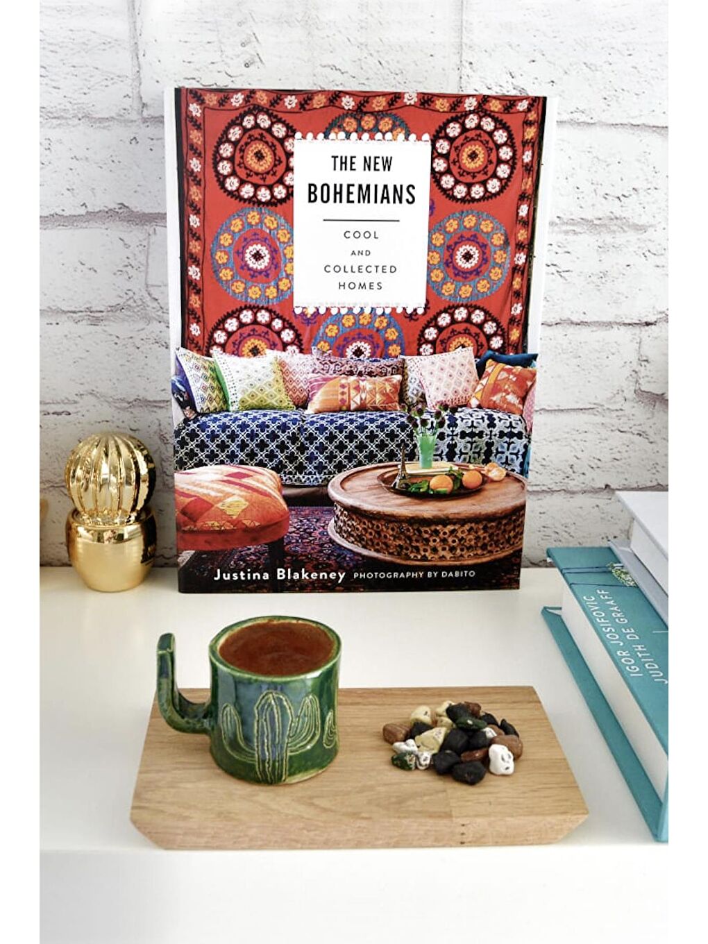 Turuncu Bohemian Chic Kitap Kutu-1