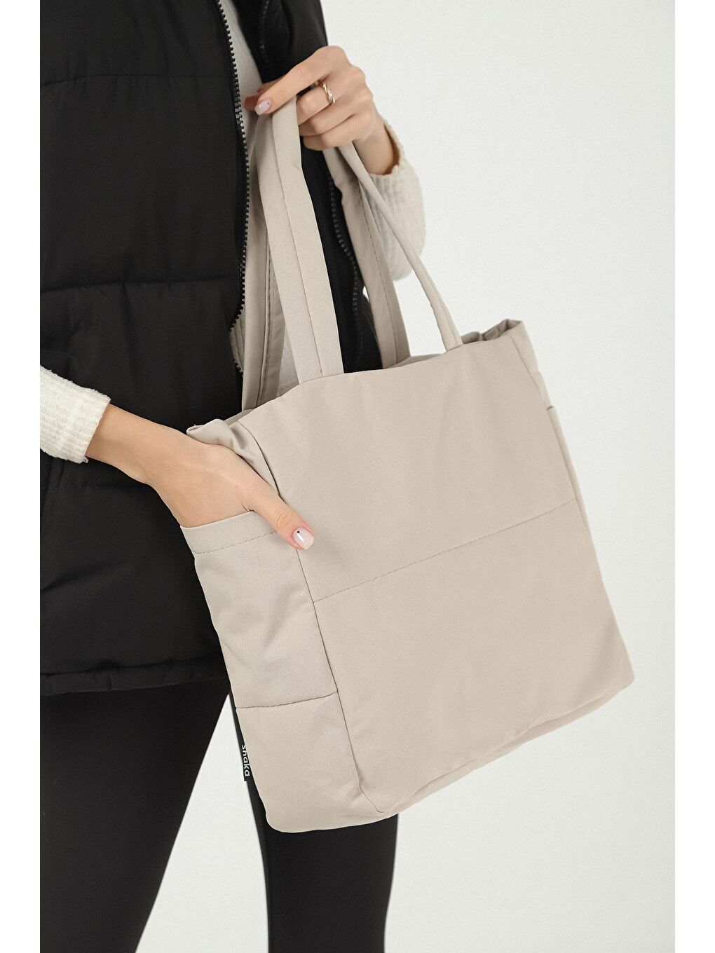 Bej Omuz Çantası-3