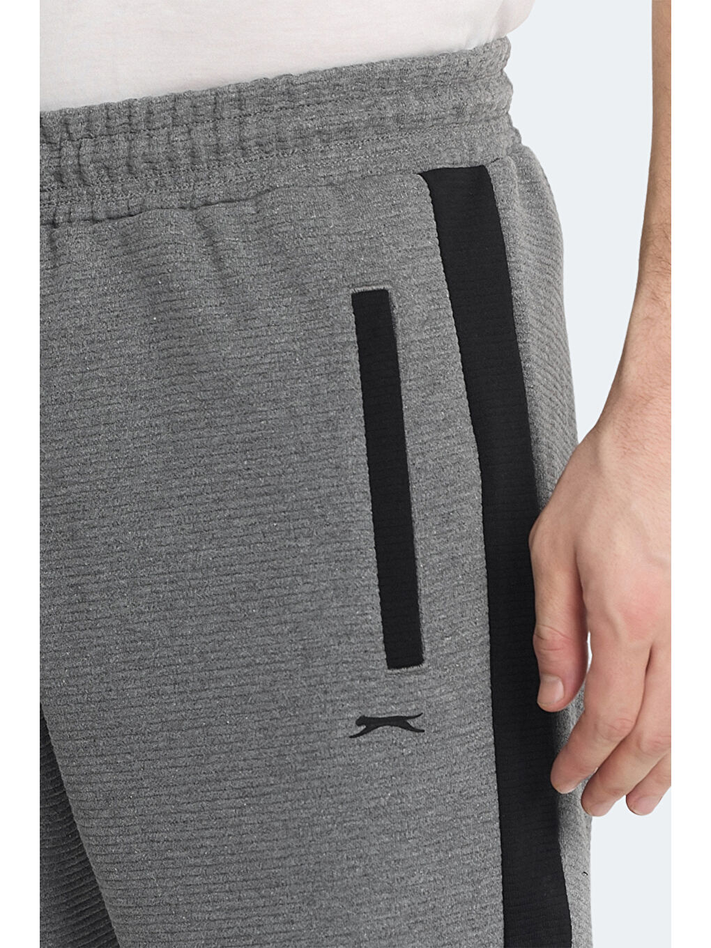 NANDO I Erkek Cepli Koyu Gri Şort-4