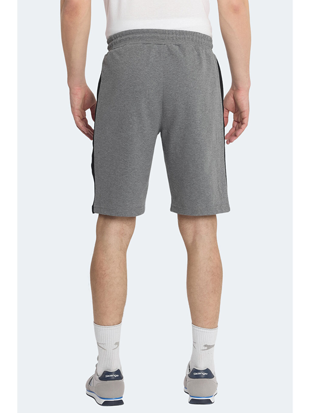 NANDO I Erkek Cepli Koyu Gri Şort-5