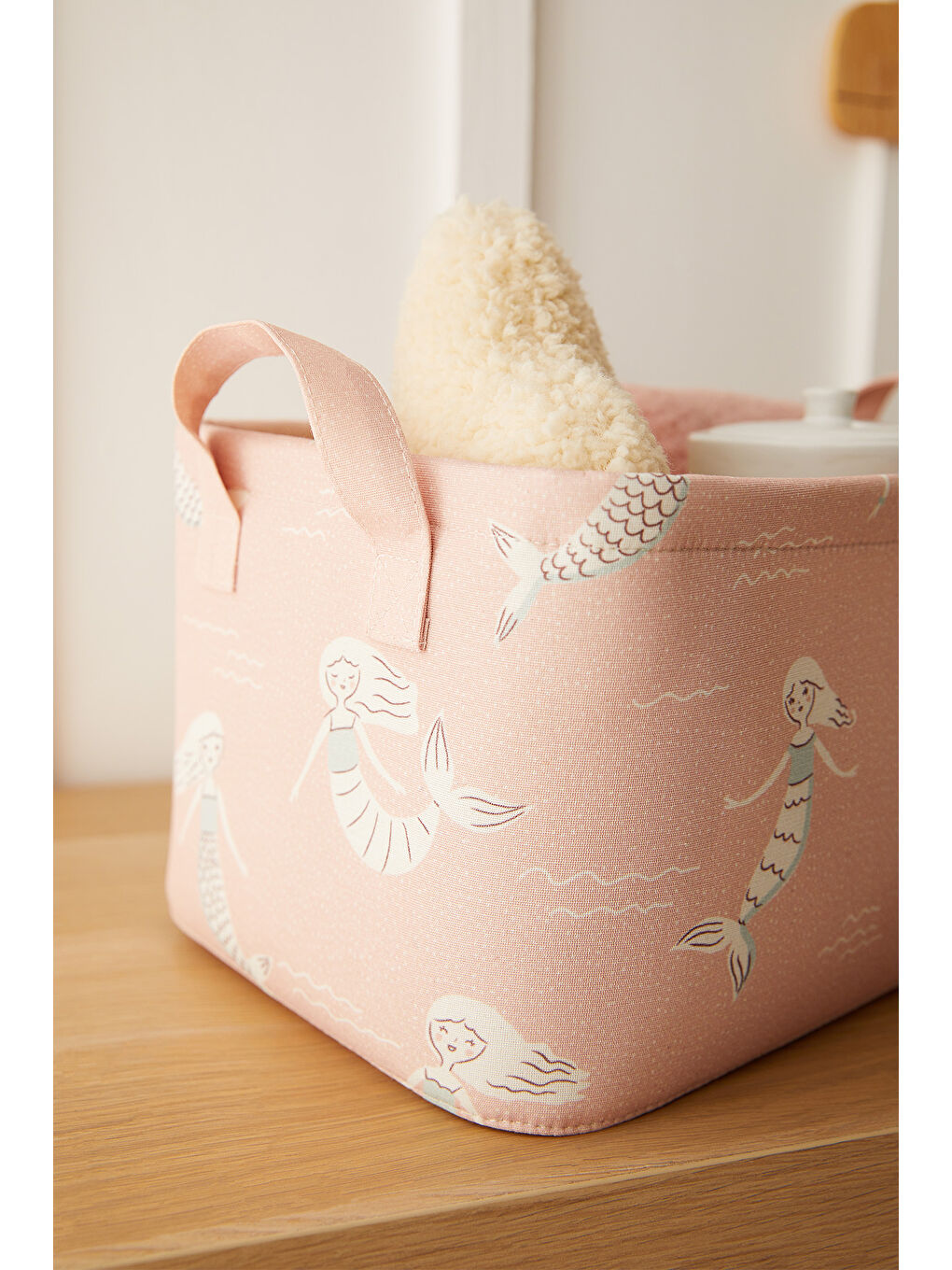 Çocuk Odası Deniz Kızı Sepet 30 x 21 x 18 cm-4