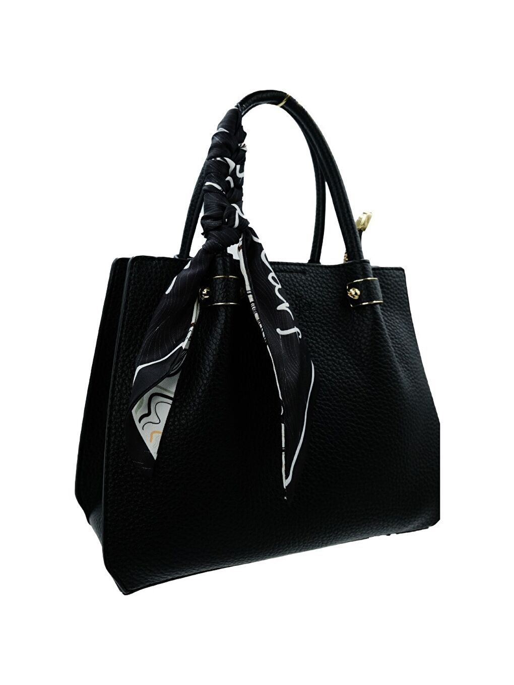 Siyah  Kadın El ve Omuz Çantası 25YG319-1