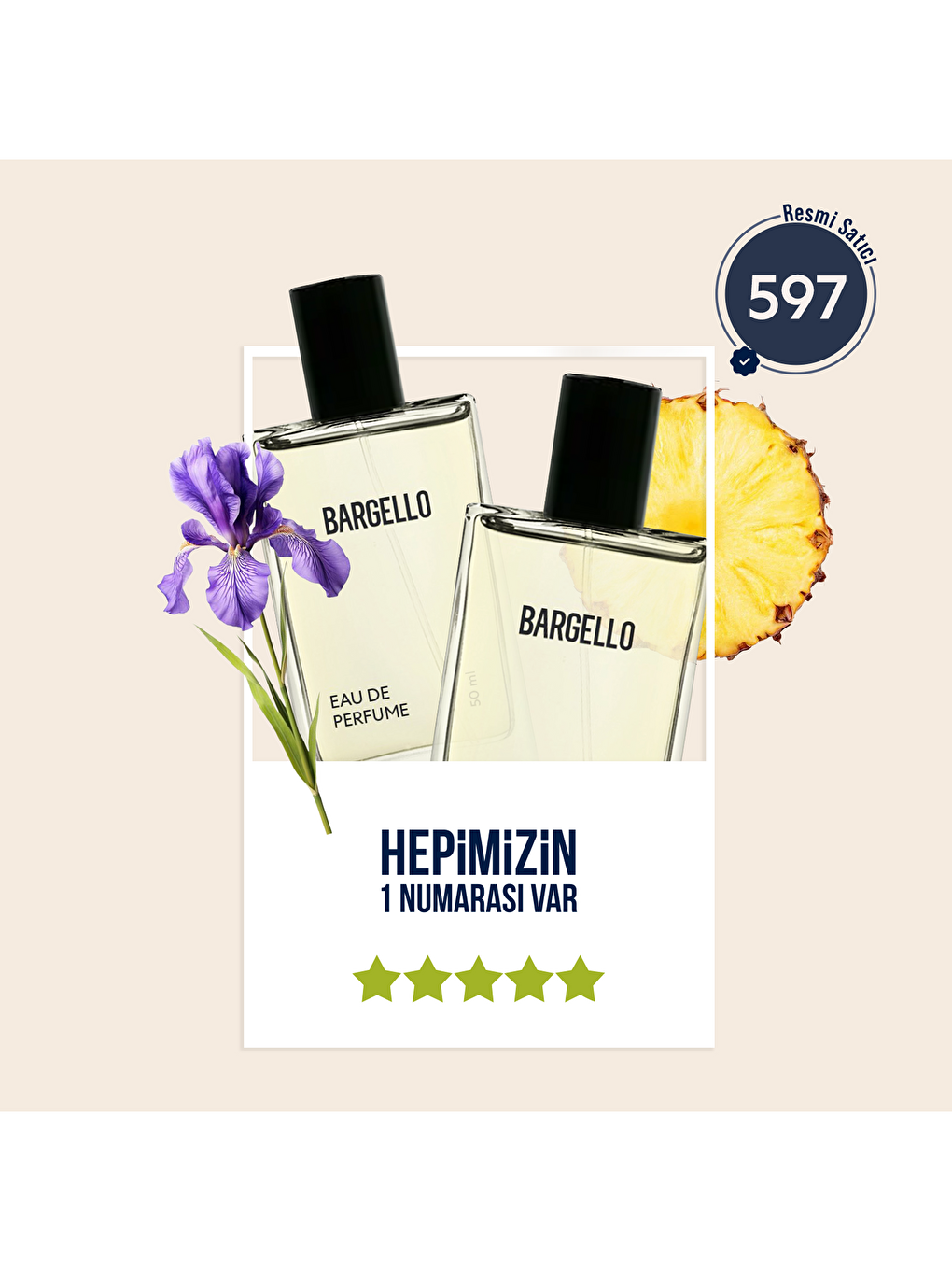 Erkek Parfüm Odunsu - 50ml Edp No:597-1