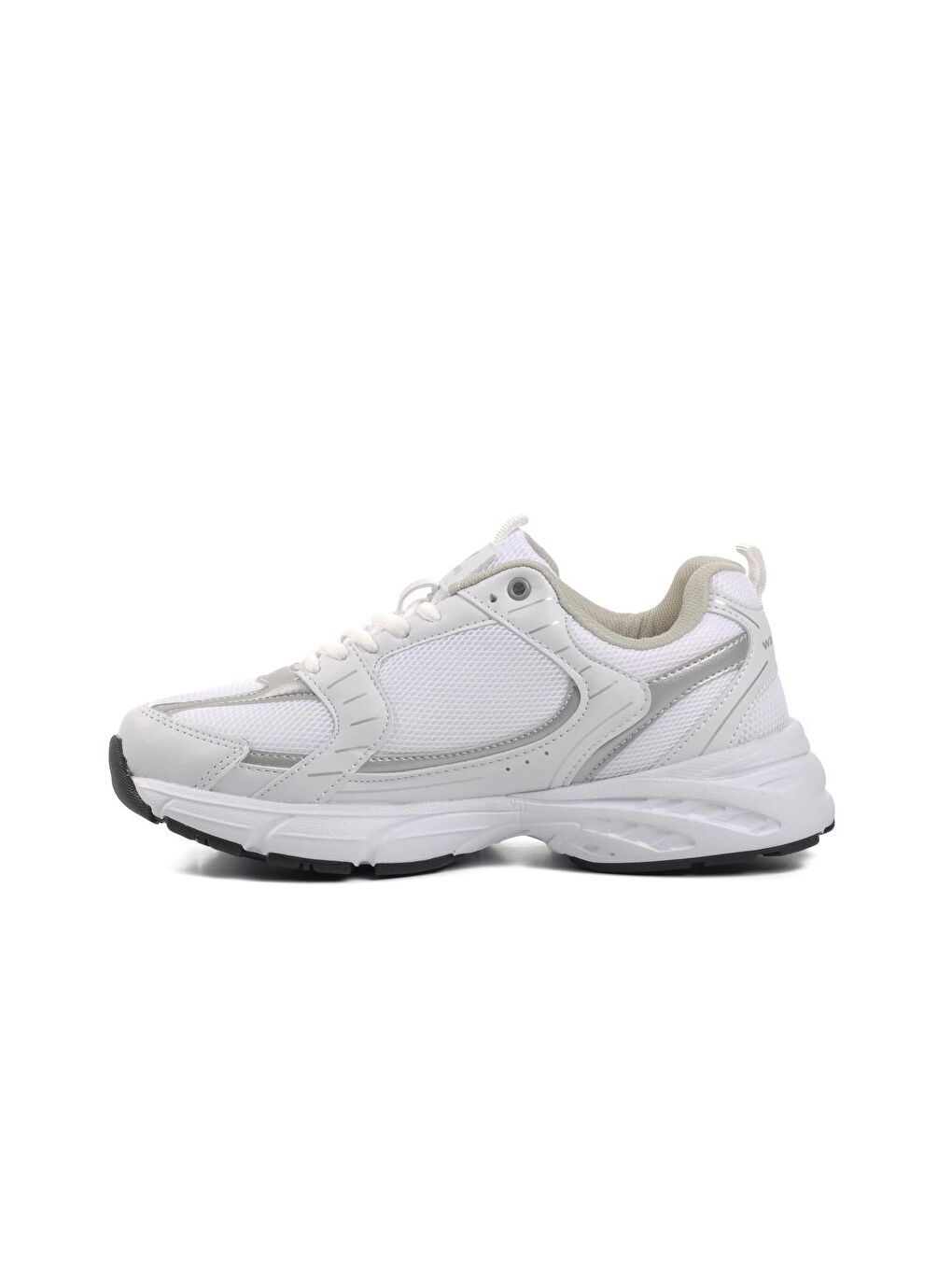 Run Beyaz-Gümüş Unisex Koşu Ayakkabısı-1