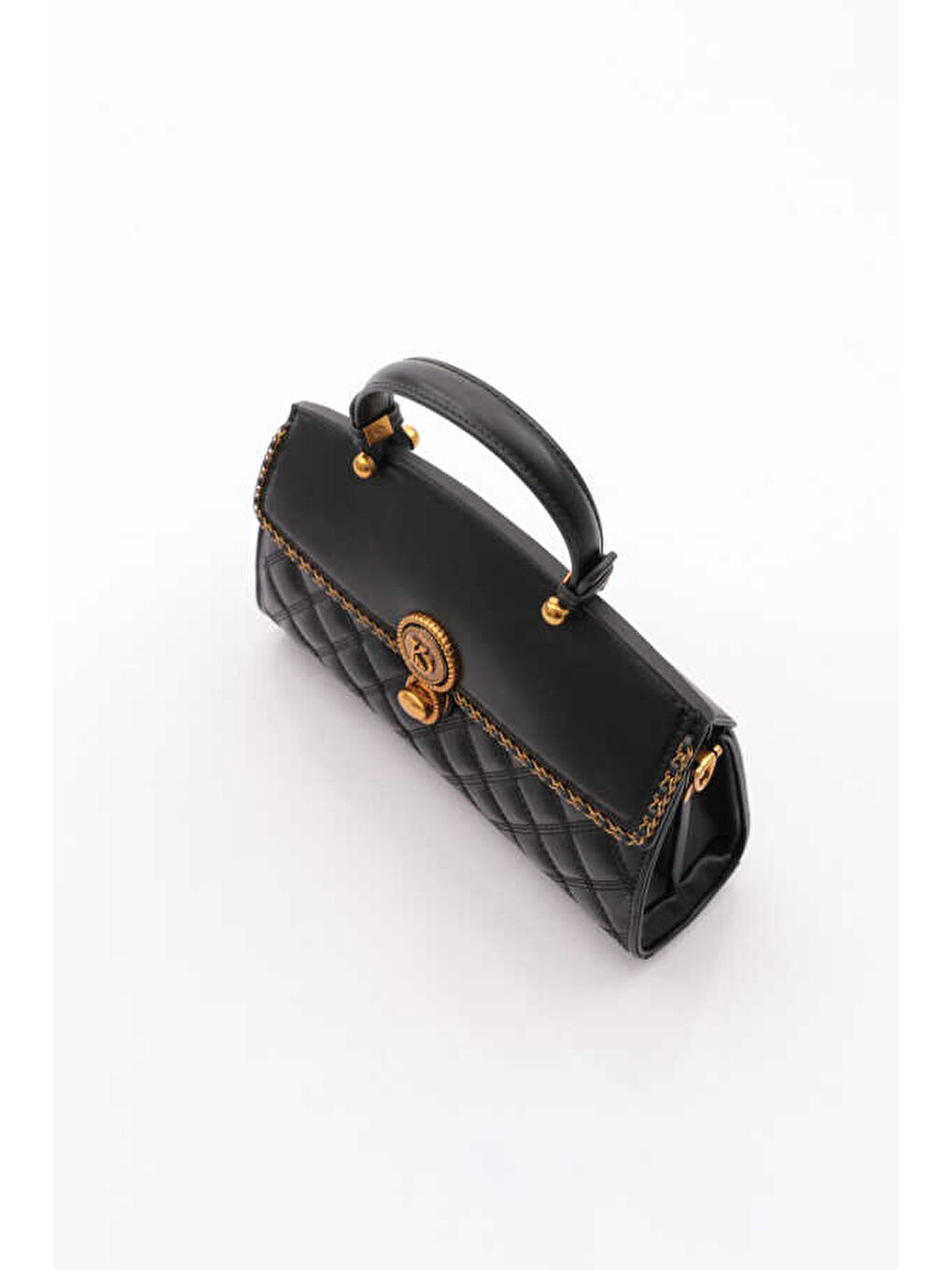 Siyah Kadın El ve Omuz Çantası 25YG343-2