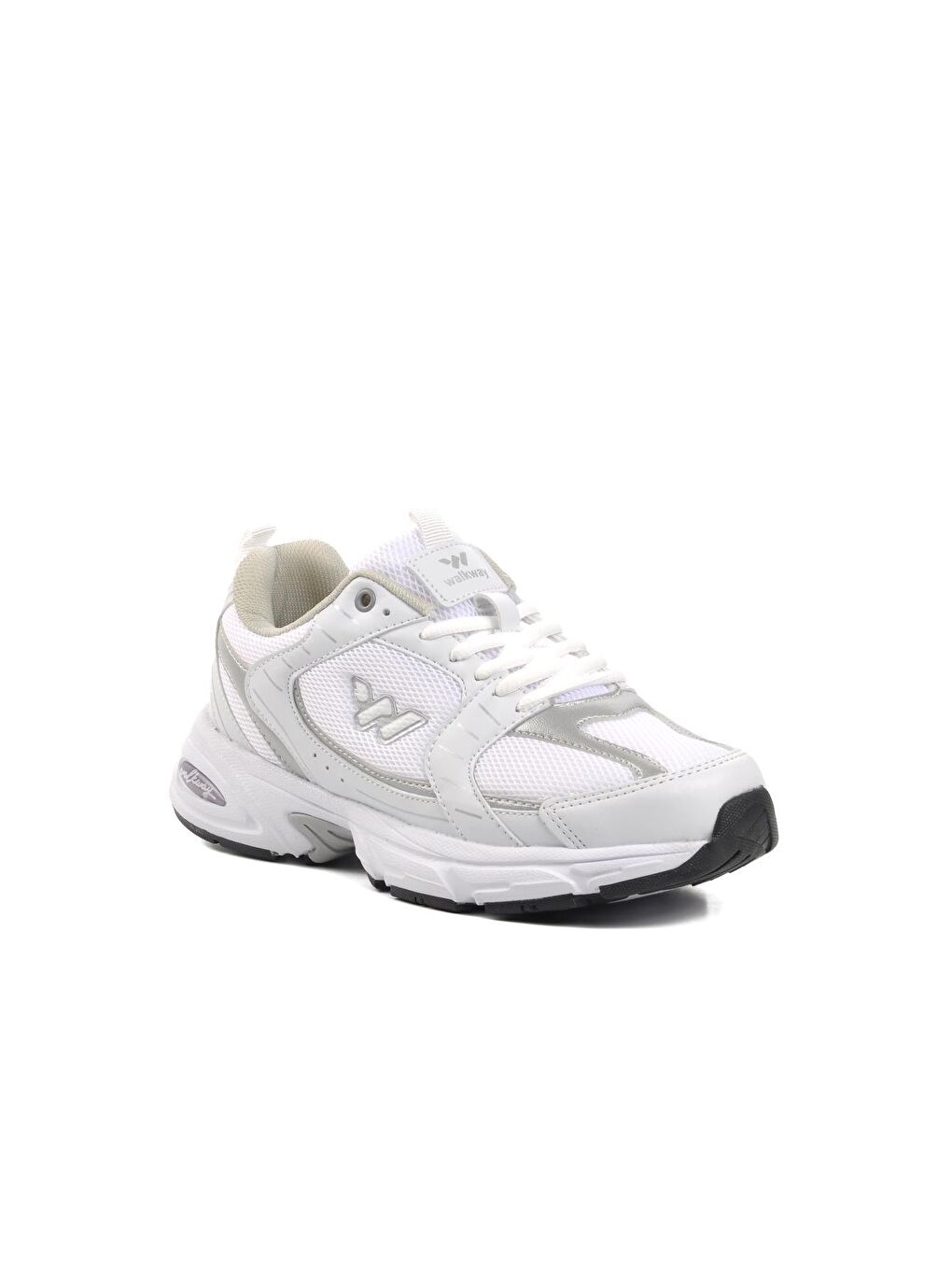 Run Beyaz-Gümüş Unisex Koşu Ayakkabısı-2