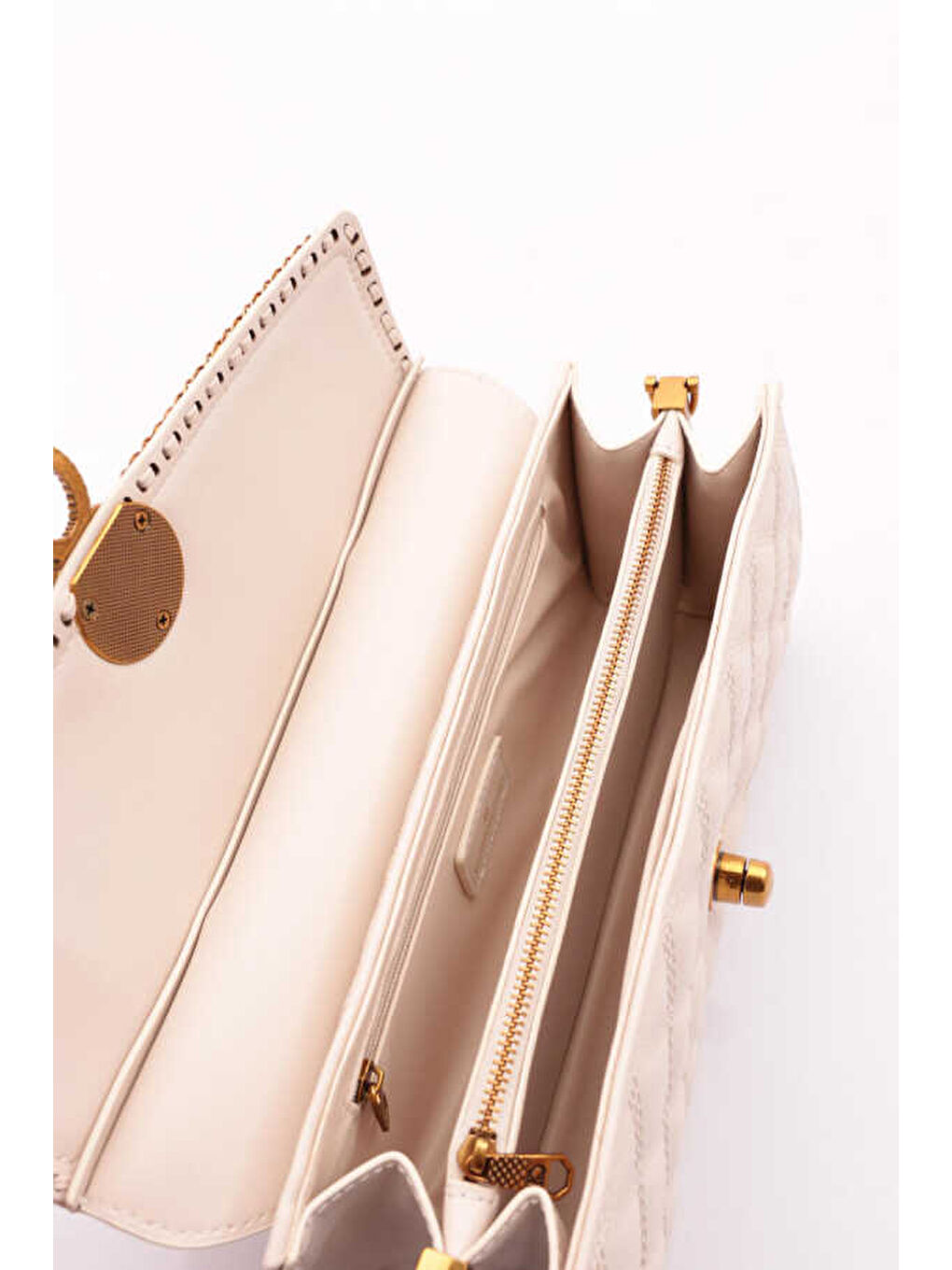 Bej  Kadın El ve Omuz Çantası 25YG343-3