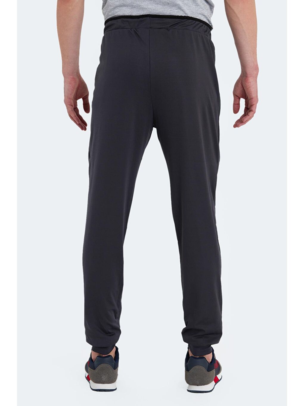 Siyah KALLEN Erkek Eşofman Altı Koyu Gri-1