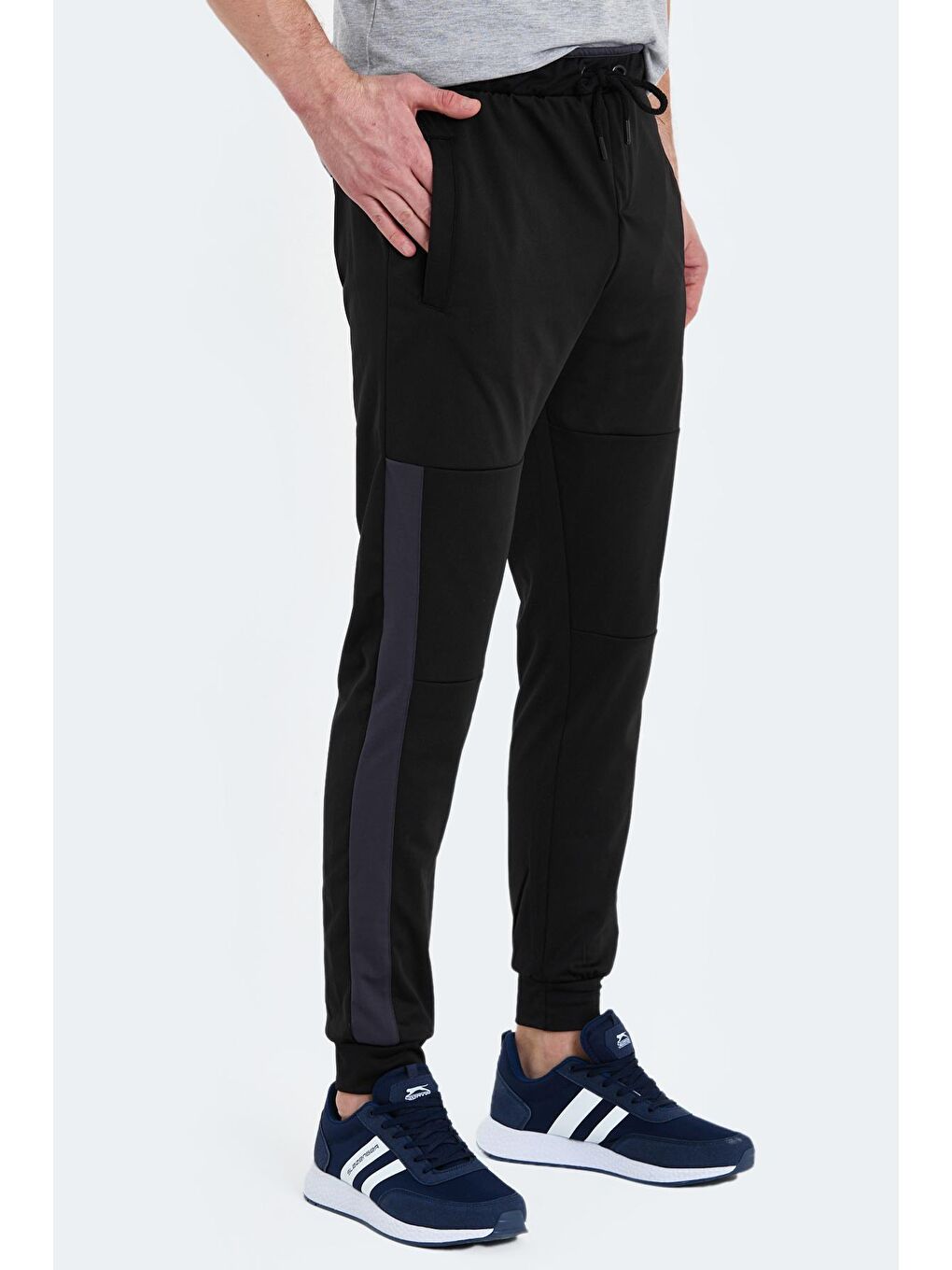 Bej KALLEN Erkek Eşofman Altı Siyah-3