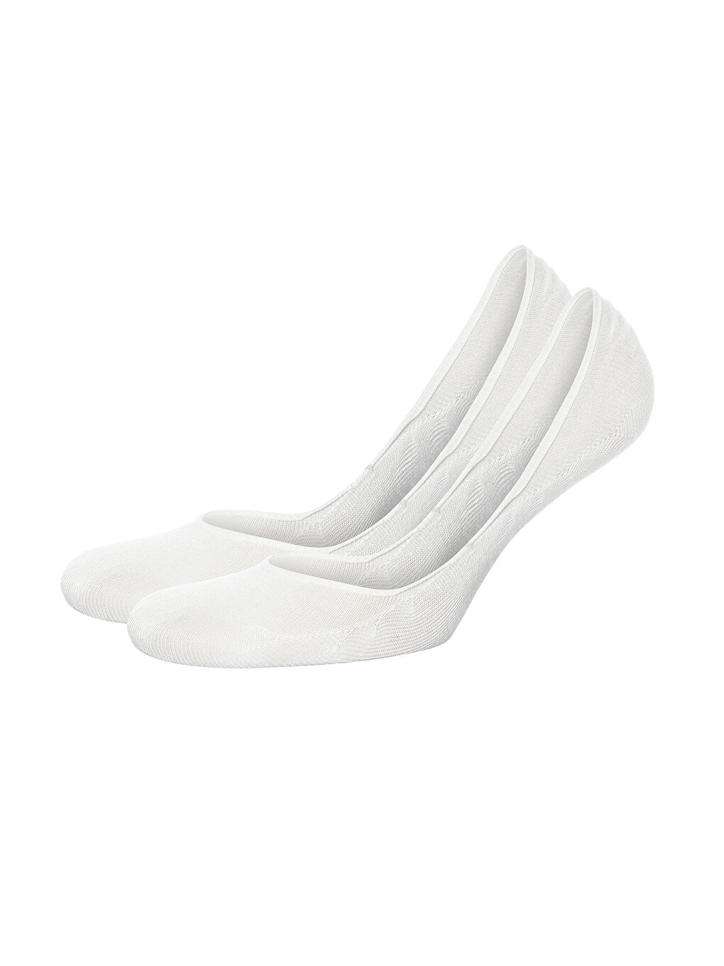 Beyaz Erkek 12 li Bambu Babet Çorap Seti Kaymaz Topuklu Görünmez 10800