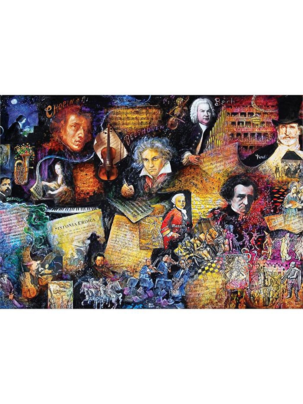 Art Puzzle Karışık 260 Parça Puzzle Notanın Duayenleri