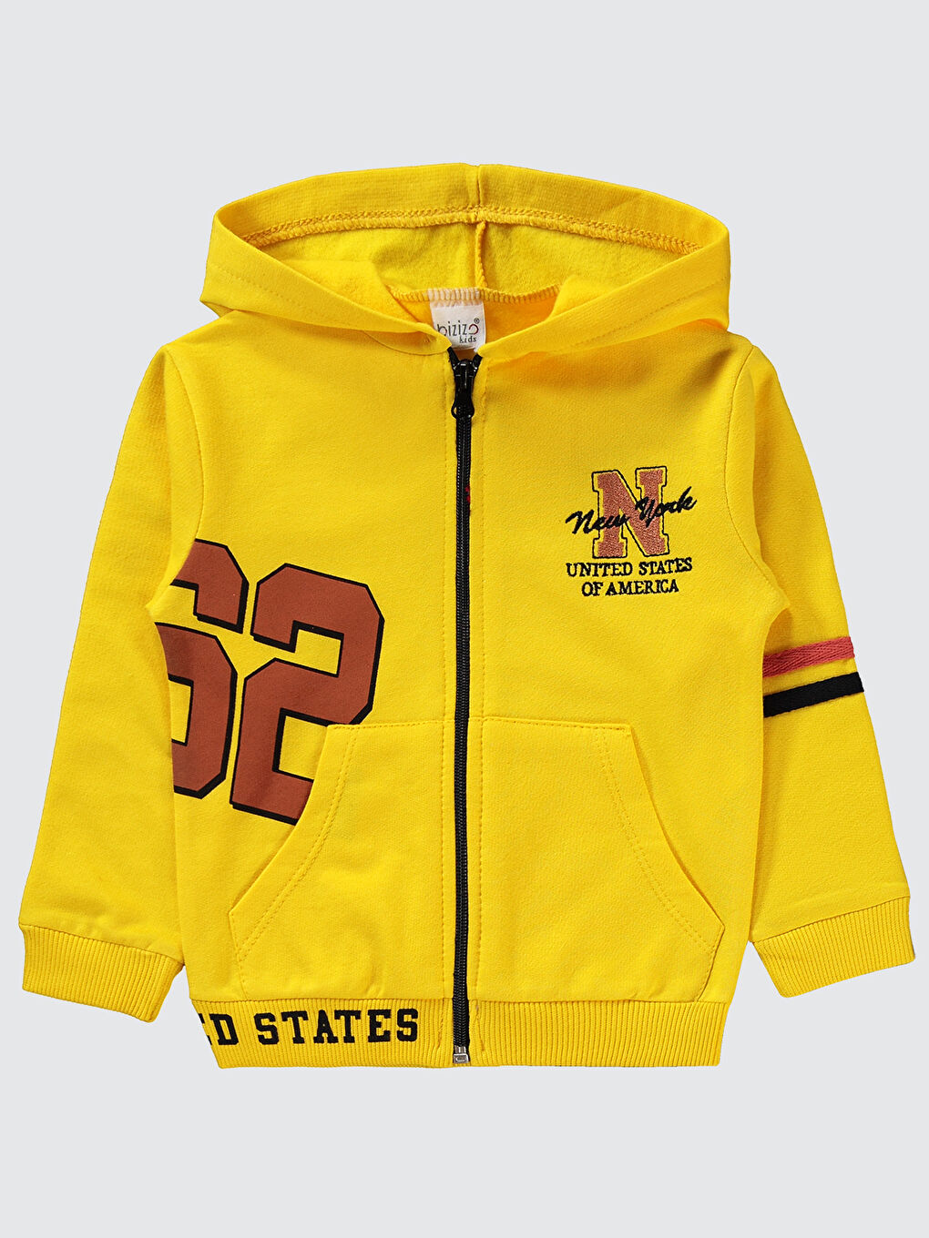 Erkek Çocuk Eşofman Takımı 2-5 Yaş Sarı-1